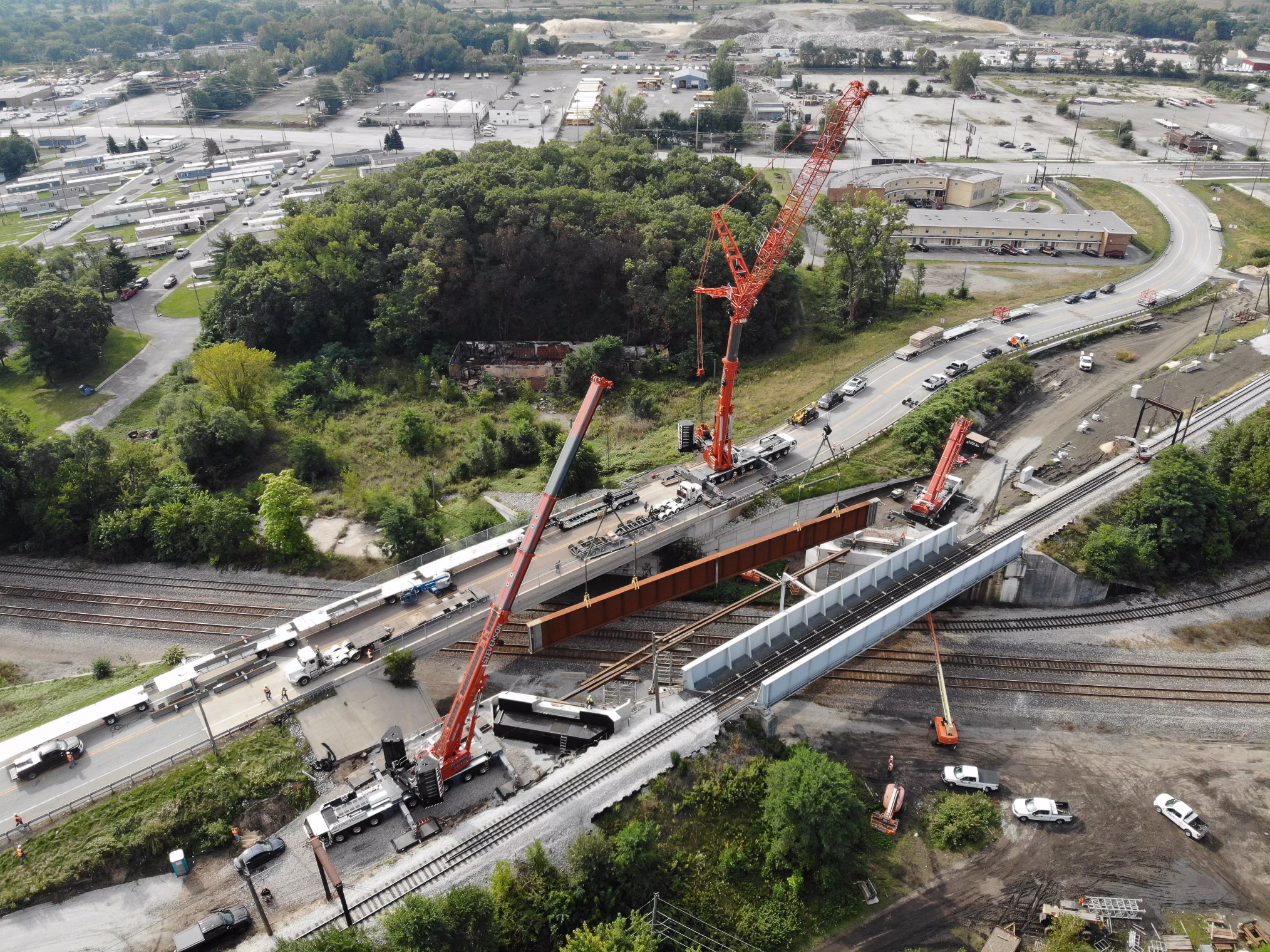 Rail infrastructure construction